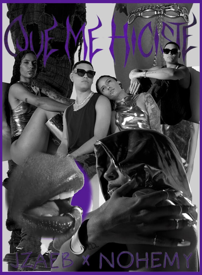 Nohemy & Jzaeb - Que Me Hiciste merch concept