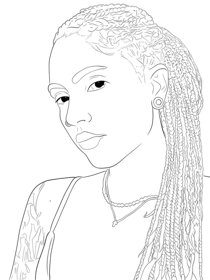 Nohemy - coloring page