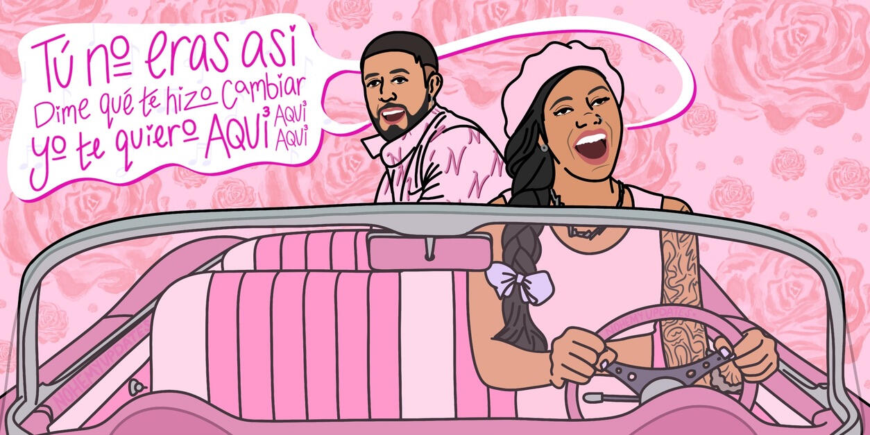 Nohemy & Eizander - Aquix3 Barbie cartoon